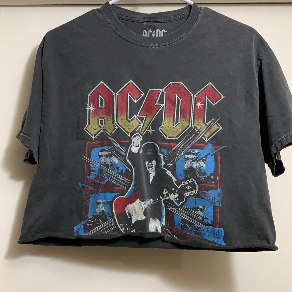 AC/DC CROP T-shirt